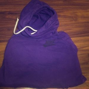 Purple nike hoodie